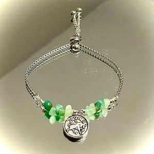 Zodiac/Crystal Adjustable Bracelet
